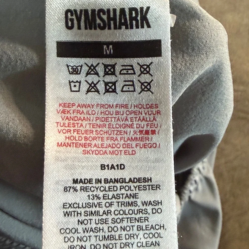 Gymshark Arrival Woven Jogger Pants Mens Medium Grey B1A1D Activewear